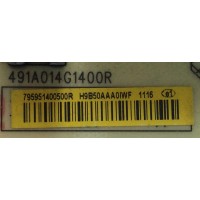 FUENTE DE PODER PARA TV SHARP / NUMERO DE PARTE 795951400500R / 491A014G1400R / ILP-040 V.A / MODELOS LC-42D69U / LC-42SV49U	